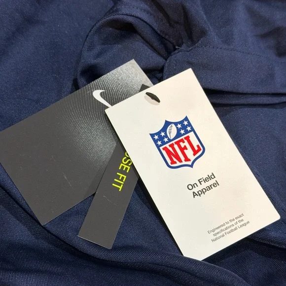 NWT New England Patriots NFL NIKE On Field Apparel Loose Fit Jersey , size XL - Picture 4 of 5